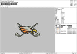 Eagle 0410 Embroidery File 6 sizes