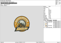 Eaglecircle 2708 Embroidery File 6 sizes