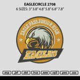 Eaglecircle 2708 Embroidery File 6 sizes