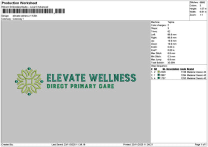 Elevatetext Embroidery 2 Files