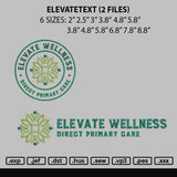 Elevatetext Embroidery 2 Files