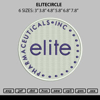 Elitecircle Embroidery File 6 sizes
