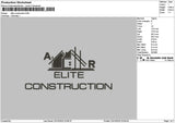 Elitetext 2310 Embroidery File 6 sizes