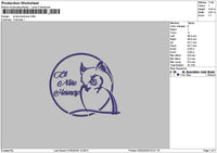 Ninotext Embroidery File 6 sizes