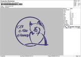 Ninotext Embroidery File 6 sizes