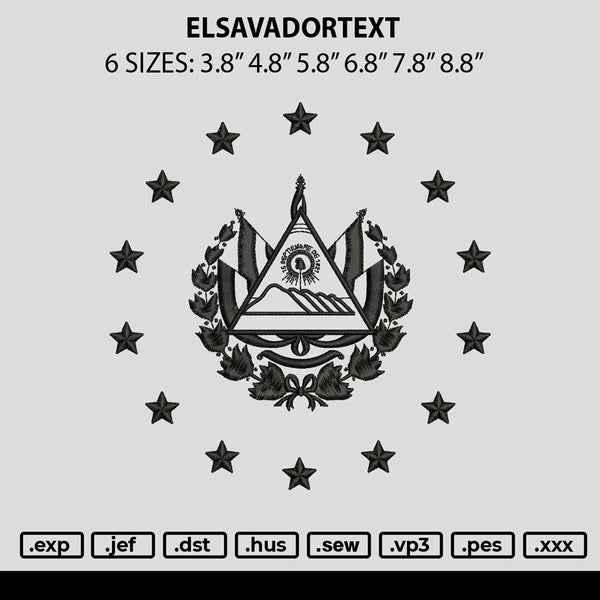 Elsavdortext Embroidery File 6 sizes