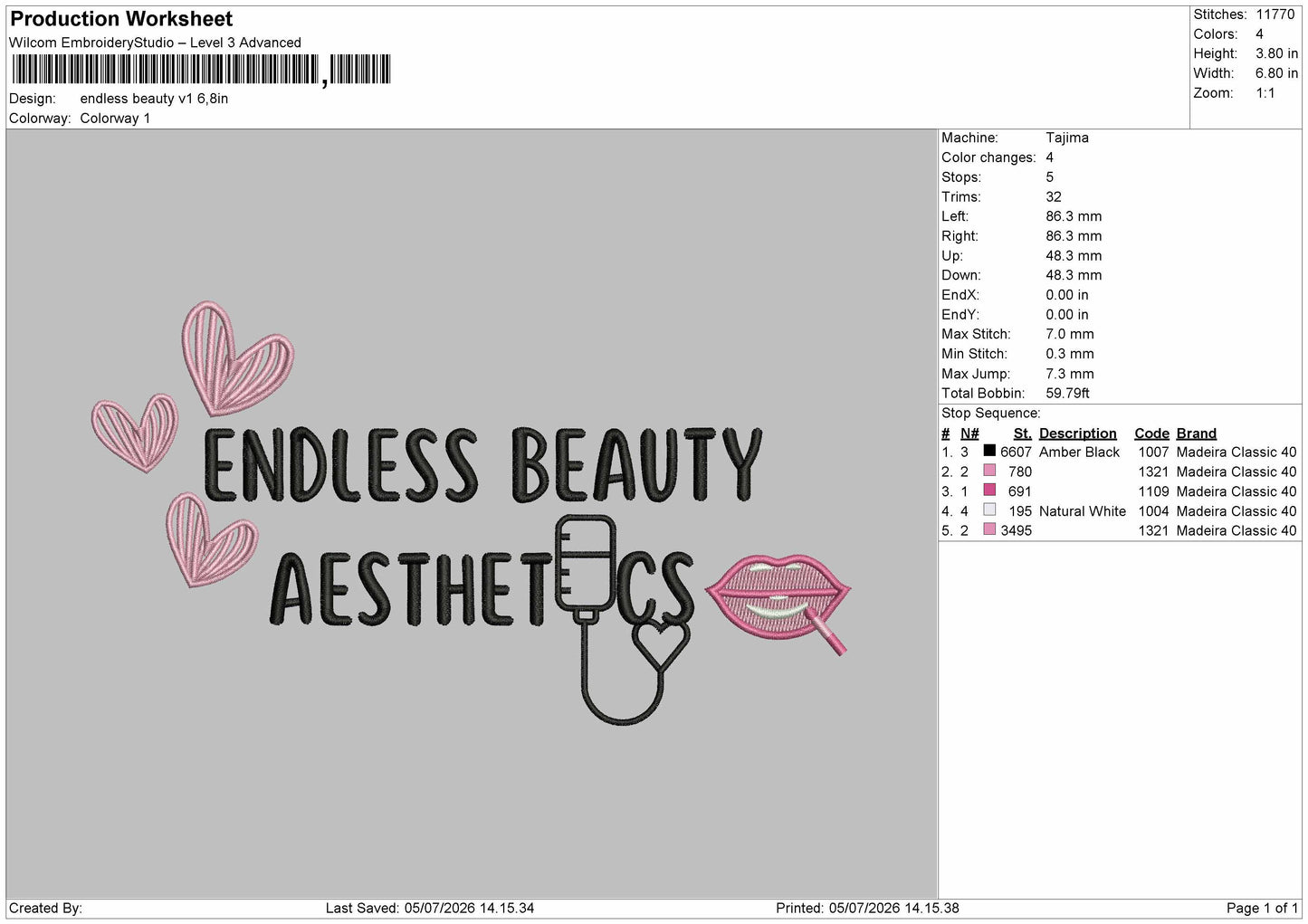 Aestheticstext Embroidery Machine Design 2 Files