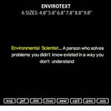 Envirotext Embroidery File 6 sizes