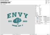 Envy 22 Embroidery File 6 sizes