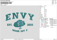 Envy 22 Embroidery File 6 sizes