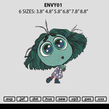 Envy01 Embroidery File 6 sizes