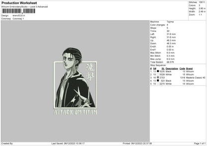 Erenv5 Embroidery File 6 sizes