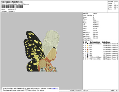 Erykah Embroidery File 4 size