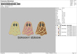 3 Ghosts 2024 Embroidery File 6 sizes