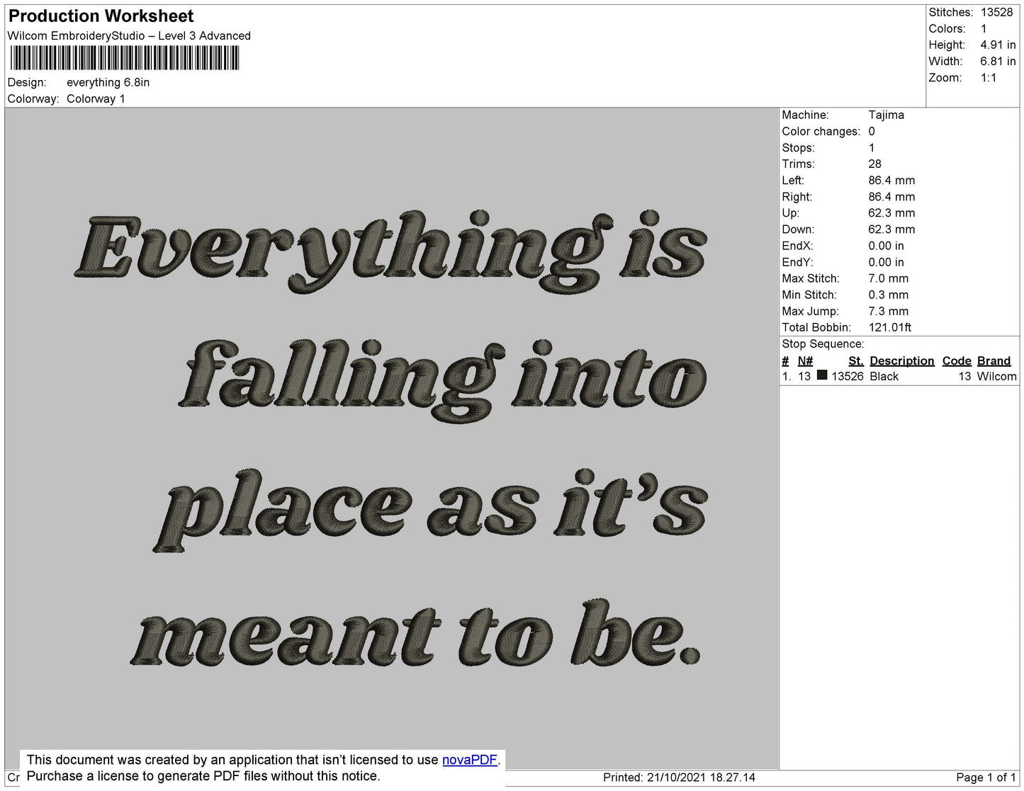 Everything Embroidery File 4 size
