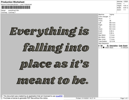Everything Embroidery File 4 size