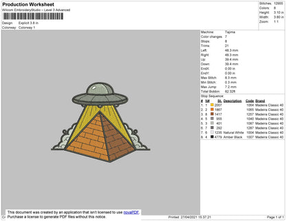 Explicit Embroidery File 5 size