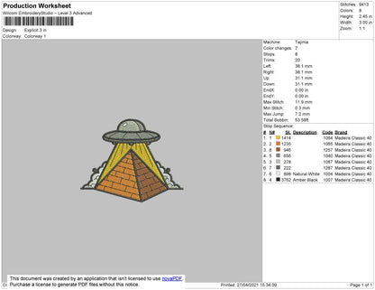 Explicit Embroidery File 5 size
