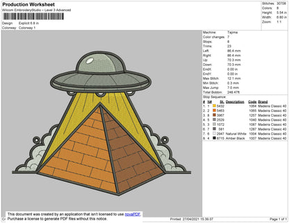 Explicit Embroidery File 5 size
