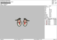 Eyes 0306 Embroidery File 6 Sizes