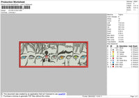 Demon Slayer Eyes Rectangle 4 size