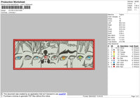 Demon Slayer Eyes Rectangle 4 size