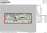 Demon Slayer Eyes Rectangle 4 size