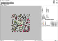 Kitty Fairy Embroidery File 6 sizes