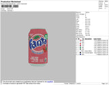 Fanta Embroidery File 4 size