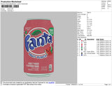 Fanta Embroidery File 4 size