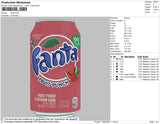 Fanta Embroidery File 4 size