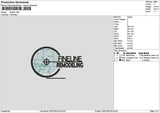 Finelinetext Embroidery File 6 sizes