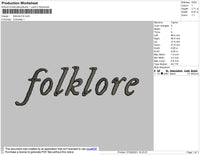 Folklore Embroidery File 4 size