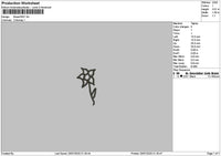Flower 2507 Embroidery File 6 sizes