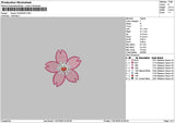 Flower Dodger 01 Embroidery File 6 sizes