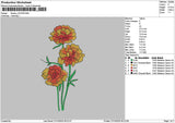 Flowers 2410 Embroidery File 6 sizes