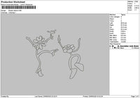 Flowers 2209 Embroidery File 6 sizes
