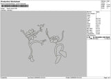 Flowers 2209 Embroidery File 6 sizes