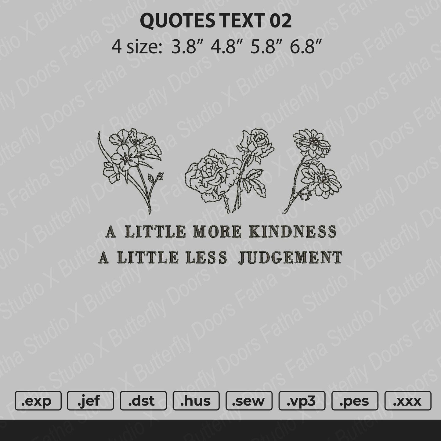 A little more kindess