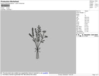 Flower Embroidery File 4 size