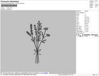 Flower Embroidery File 4 size