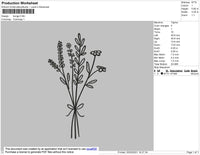 Flower Embroidery File 4 size