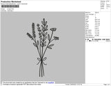 Flower Embroidery File 4 size