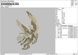 Angel 2201 Embroidery File 6 sizes