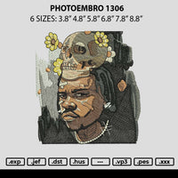 Photoembro 1306 Embroidery File 6 sizes
