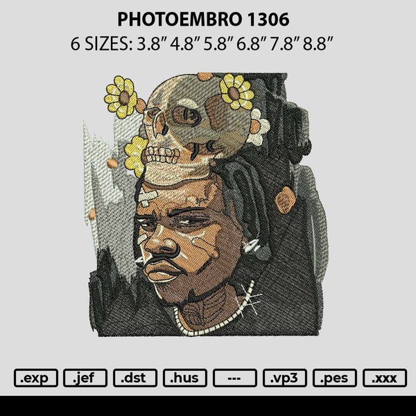 Photoembro 1306 Embroidery File 6 sizes
