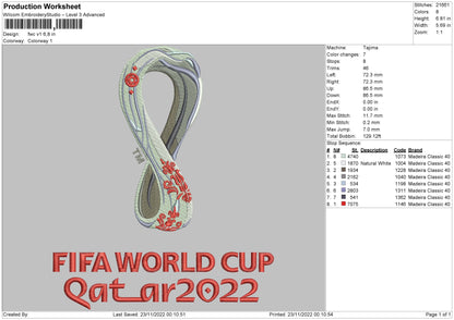 Fwc V1 Embroidery File  sizes