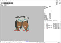 Custom Embroidery Good Burger