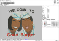 Custom Embroidery Good Burger