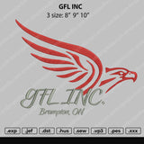 GLF INC Embroidery File 3 size